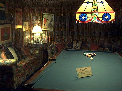 Graceland pool room 